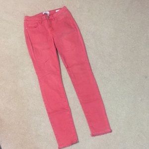 William Rast lightly used coral jeans!!